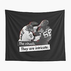 Intricate Rituals - Carolina Hurricanes Hockey Tapestry