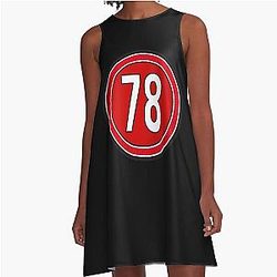 Steven Lorentz #78 Carolina Hurricanes A-Line Dress