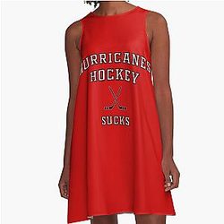 Carolina Hurricanes Hockey Is Great A-Line Dress