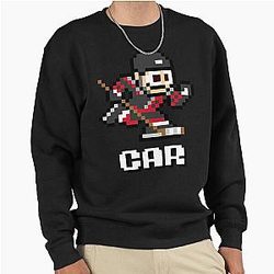 Carolina Hurricanes 8-bit Retro Pixel Art Videogame Pullover Sweatshirt