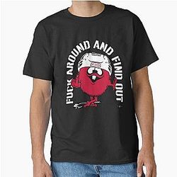 FUCK is removed, and surrounding words are corrected for consistency.

Around and find out Carolina - Hurricanes Classic T-Shirt