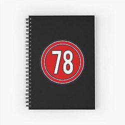 Steven Lorentz Number 78 Carolina Hurricanes Notebook