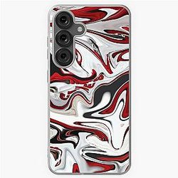 Distorted Carolina Hurricanes Soft Case for Samsung Galaxy