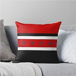 Carolina Hurricanes Retro Stripe Throw Pillow