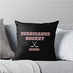Carolina Hurricanes Hockey Throw Pillow