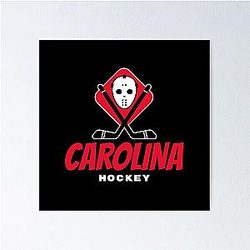 Carolina Hurricanes Hockey Poster