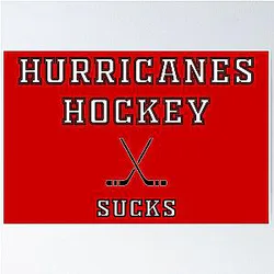 Carolina Hurricanes Hockey Poster