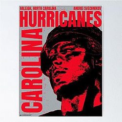 Carolina Hurricanes Movie Themed Poster