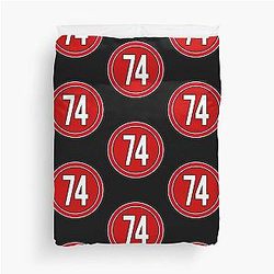 Jaccob Slavin #74 Jersey Carolina Hurricanes Duvet Cover