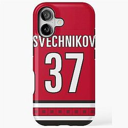 Carolina Hurricanes Andrei Svechnikov Alternate Jersey Phone Case iPhone Tough Case