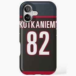 Carolina Hurricanes Jesperi Kotkaniemi Home Phone Case iPhone Tough Case