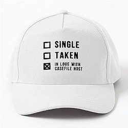 Single Taken In Love with Casefile Host Dark Scoop Baseball Cap