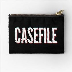 Casefile True Crime Blurred Zipper Pouch