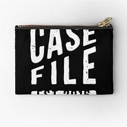 Casefile True Crime Podcast EST 2016 Light Zipper Pouch
