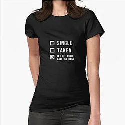 Single Taken In Love with Casefile Host (Light) Fitted T-Shirt
