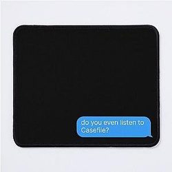 Casefile Podcast Merch Mouse Pad