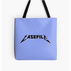 Casefile True Crime Metallica Tribute Dark All Over Print Tote Bag