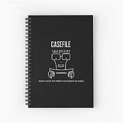 Casefile True Crime Descendants Tribute Notebook