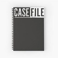 Casefile True Crime Classic T-Shirt Spiral Notebook