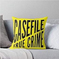 Casefile True Crime Throw Pillow