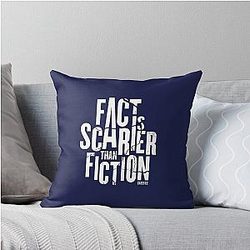 Casefile True Crime - Fact Is Scarier Than Fiction Throw Pillow