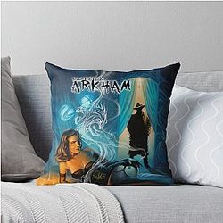 CASEFILE ARKHAM Throw Pillow