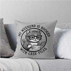 True crime casefiles Throw Pillow