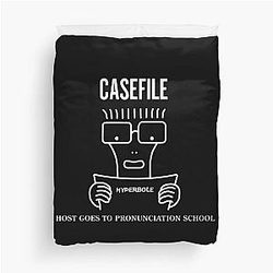 Casefile True Crime Descendants Tribute Light Duvet Cover