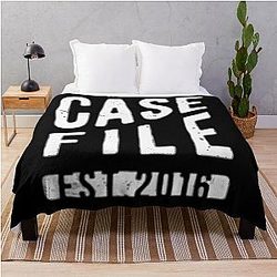 Casefile True Crime Podcast EST 2016 Throw Blanket