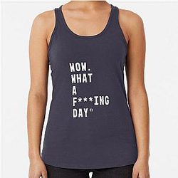 Casefile True Crime - What a Day (Light) Racerback Tank Top