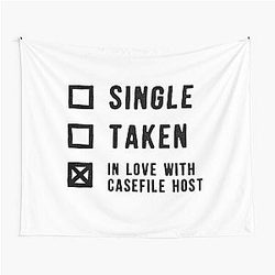 Single Taken in Love with Casefile Host Dark Scoop Tapestry
