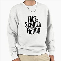 Casefile True Crime - Fact is Scarier Than Fiction Dark Pullover Sweatshirt