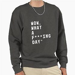 Casefile True Crime - What a Fucking Day (Light) Pullover Sweatshirt