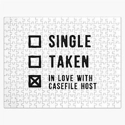 Single Taken In Love with Casefile Host Dark Scoop Jigsaw Puzzle