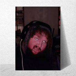 CaseOh streams games like Minecraft and horror titles Case Oh Posters