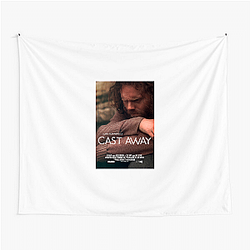 Cast Away's plot is about a man on a deserted island Cast Away Tapestries