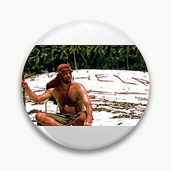 Cast Away features a famous volleyball named Wilson Cast Away Pins