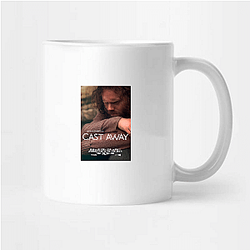 Cast Away's plot is about a man on a deserted island Cast Away Mugs