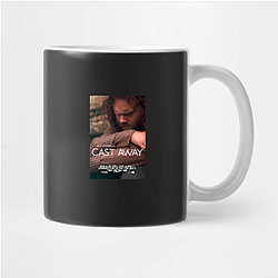 Cast Away's plot is about a man on a deserted island Cast Away Mugs