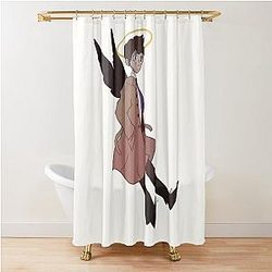 Cute Castiel Shower Curtain