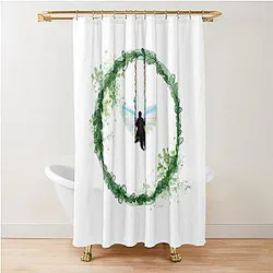 Castiel Happy Place Shower Curtain
