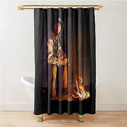 Honorable Thieves Cowboy Castiel Shower Curtain