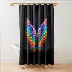 Rainbow Pride Castiel Shower Curtain