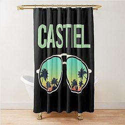Cool Castiel Shower Curtain