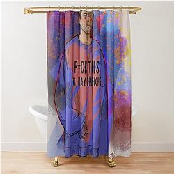 Day Drinking Castiel Shower Curtain