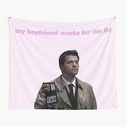 Castiel FBI Tapestry