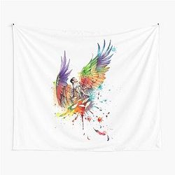 Castiel Rainbow Tapestry