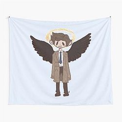 Angel Castiel Tapestry