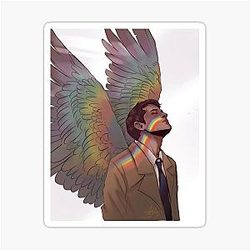 Castiel Sticker