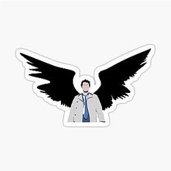 Castiel Wings Sticker